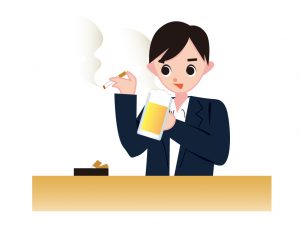 ビールとタバコ