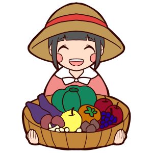 野菜の収穫